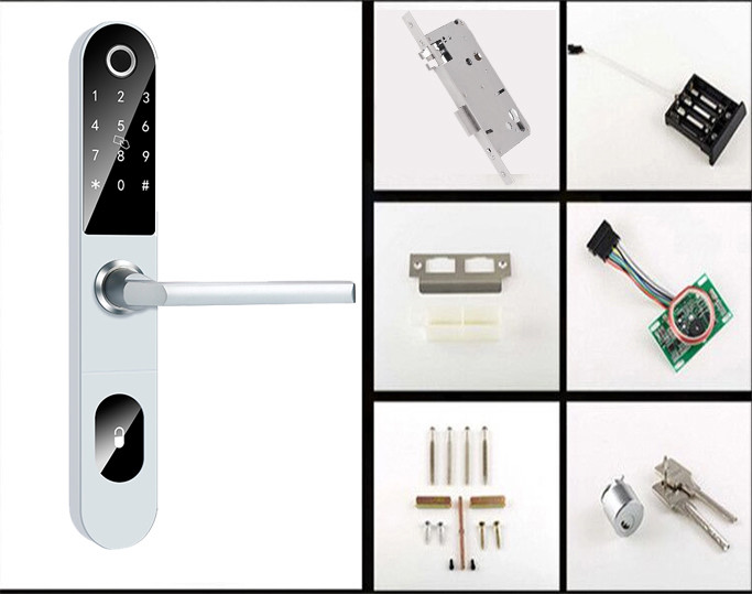 Hotel Key Card Lock Smart Sliding Door Lock FCC Digital