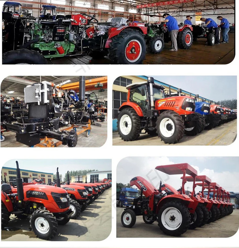 180HP 4WD Walking Diesel Big Power Agricultural Machine Large Lwan Garden Farm Tractor front tyreransmission box