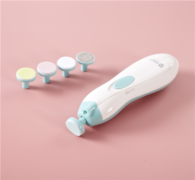 Electric Baby Nail Clipper Set / Electric Grinder Baby Nail Trimmer ABS Material