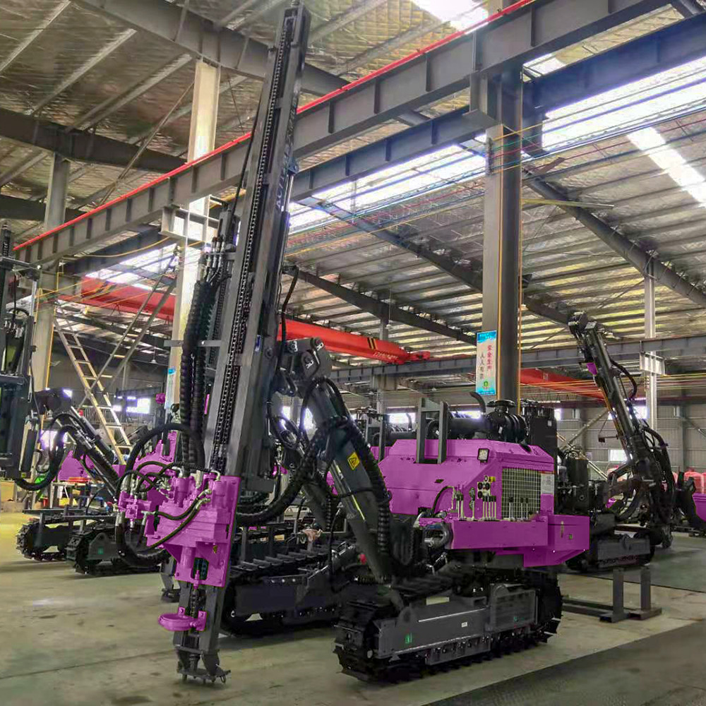 35m Depth DTH Drilling Machine Hydraulic Rotary Borehole Mining DTH Drilling Rig