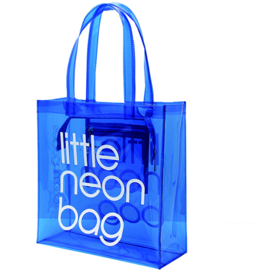 Eco Friendly Clear Beach 0.3 MM PVC Tote Bag