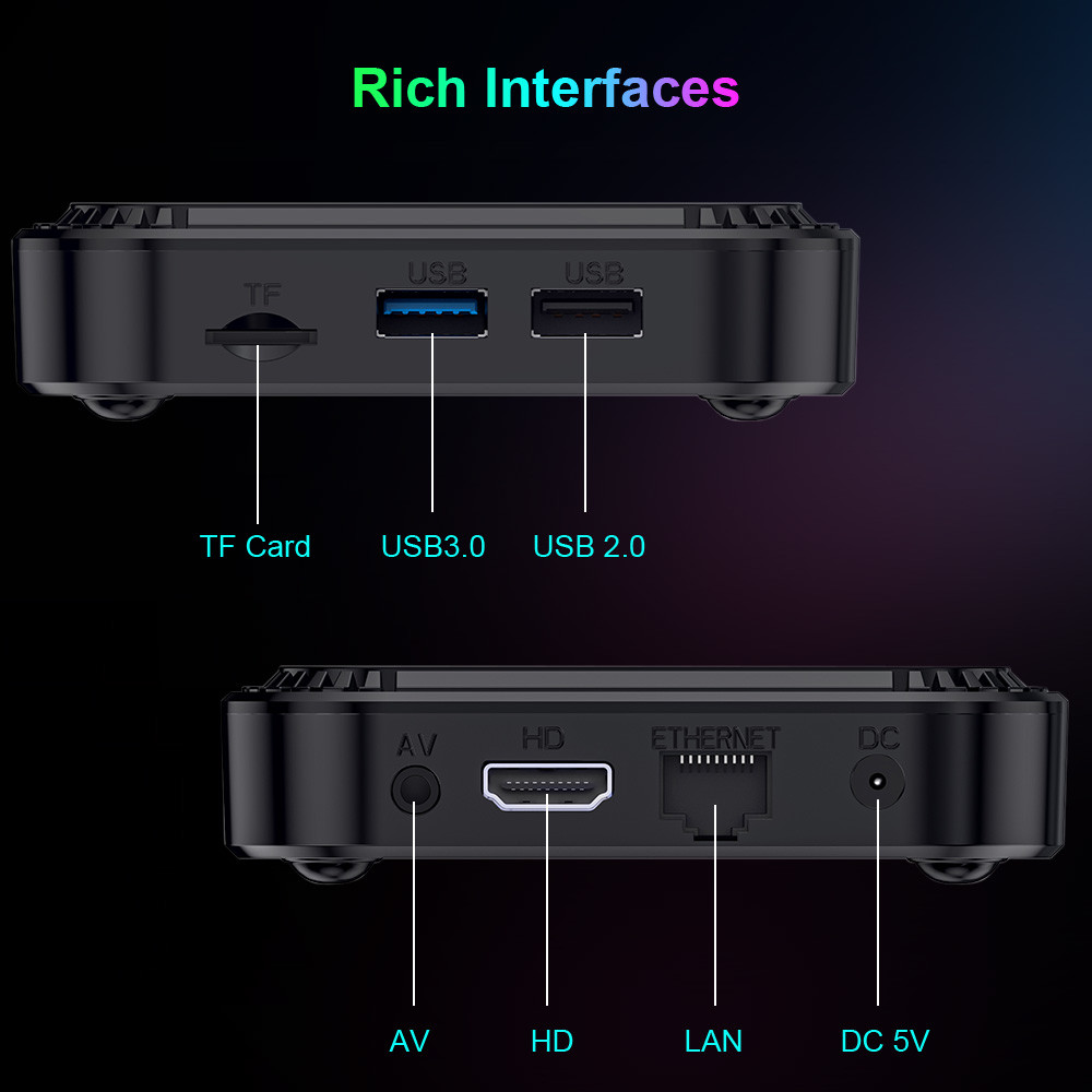 HK1 RBOX K8S RK3528 IPTV Android TV Box BT5.0 2.4G/5.8G Wifi Hk1 Box 4GB RAM