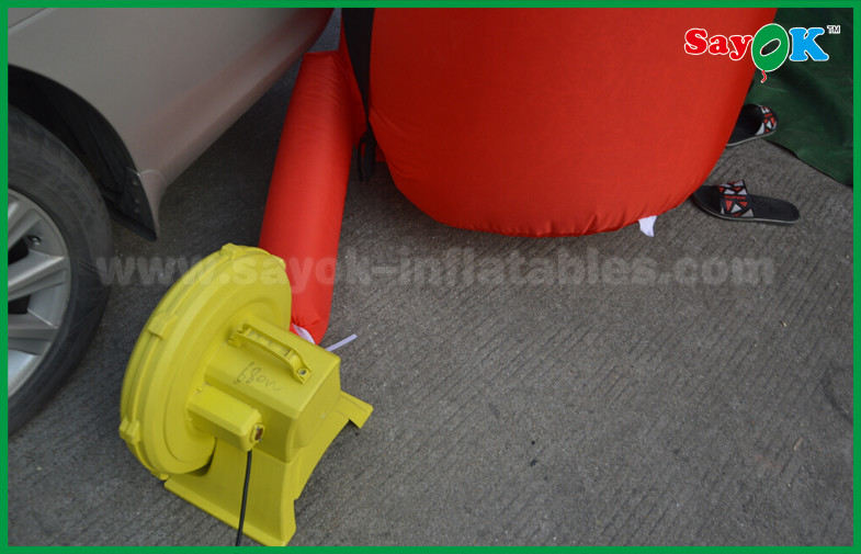 Inflatable Tent Dome Red / Black Spider Inflatable Dome Tent 4 Legs With Oxford Cloth Fire Retardant