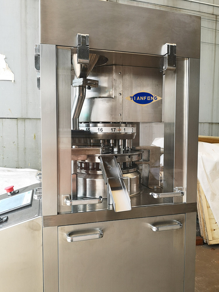 10 KN D Tooling 8 10 Multi Station Rotary Pill Press Machine Maker