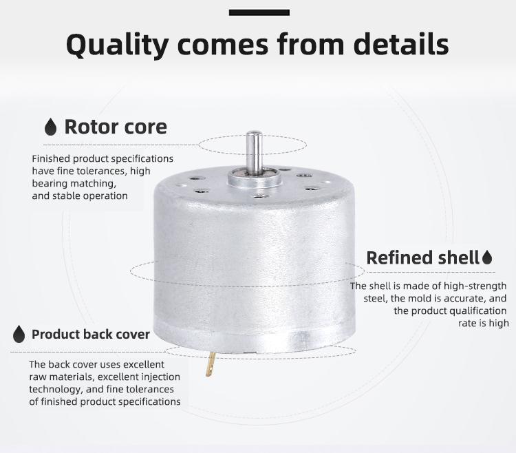 Faradyi Customized Electric Mini Motor 310 Mini Dc Brushless Motor Automatic Dispenser For Massage Gun Bathroom Appliance