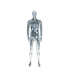 China Window Display Silver Male Mannequin , 196CM Height Standing Male Mannequin on sale