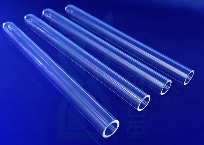 Reagent Bottle Glass Test Tubes , Screw Cap Test Tubes High Temperature High Quality Quartz Test Tube