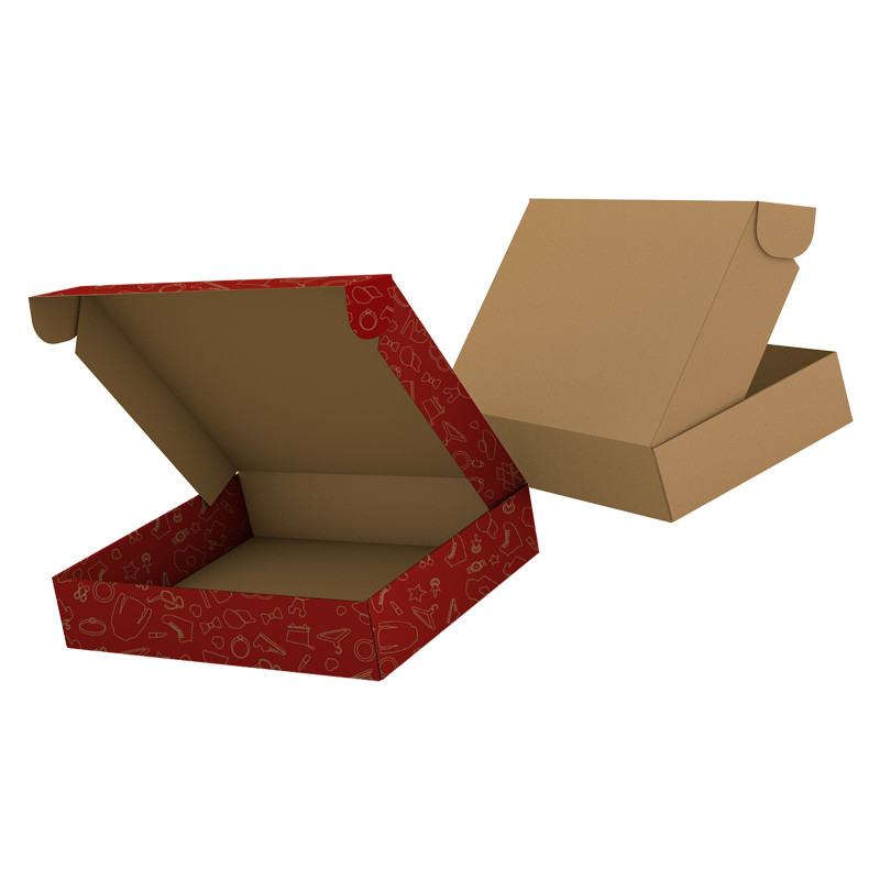 Corrugated Kraft Paper Packaging Box Recyclable For Collection