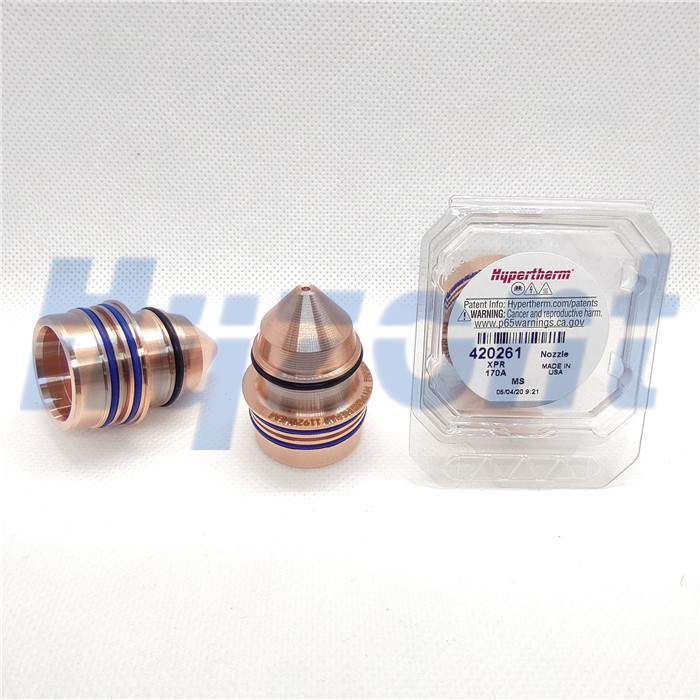 CE XPR170A 420261 Hypertherm Plasma Nozzle Electrode