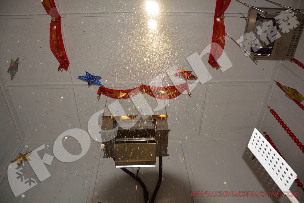 Commercial 600kg Snow Effect Machine for Parties Ice Shape Snow Party Essential