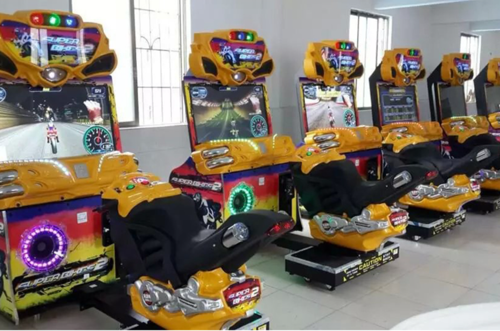 Amusement Game Center Super Bike Simulator Game Machine With Motherboard