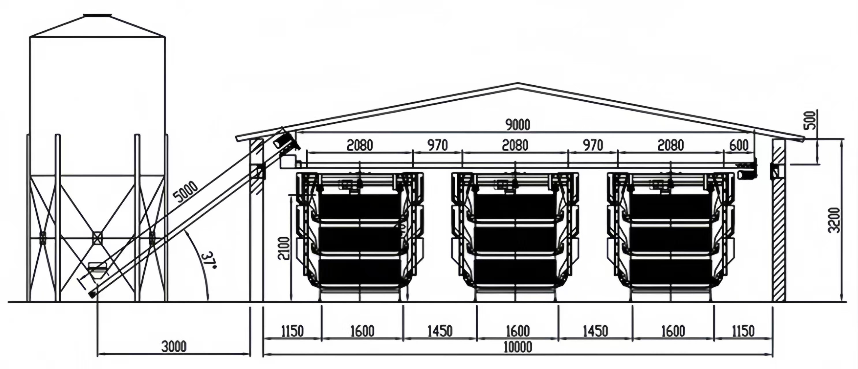 Customized Plastic Broiler Cage Equipment Automatic Poultry Breeding Equipment