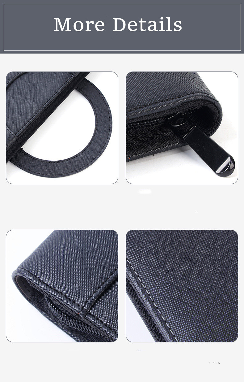 A5 Power Bank Waterproof Zipper Notebook PU Leather Combination Wireless Charger Notebook Luxury Corporate Gift