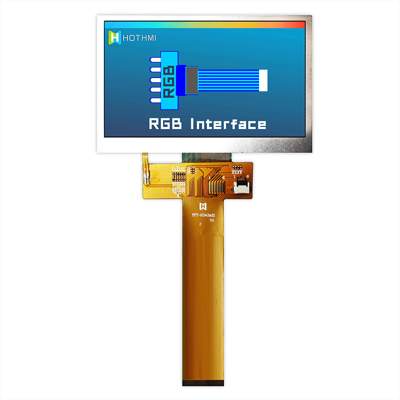 480x272 Color 4.3 Inch TFT LCD Display Module Sunlight Readable TFT-H043A21WQISTKN40
