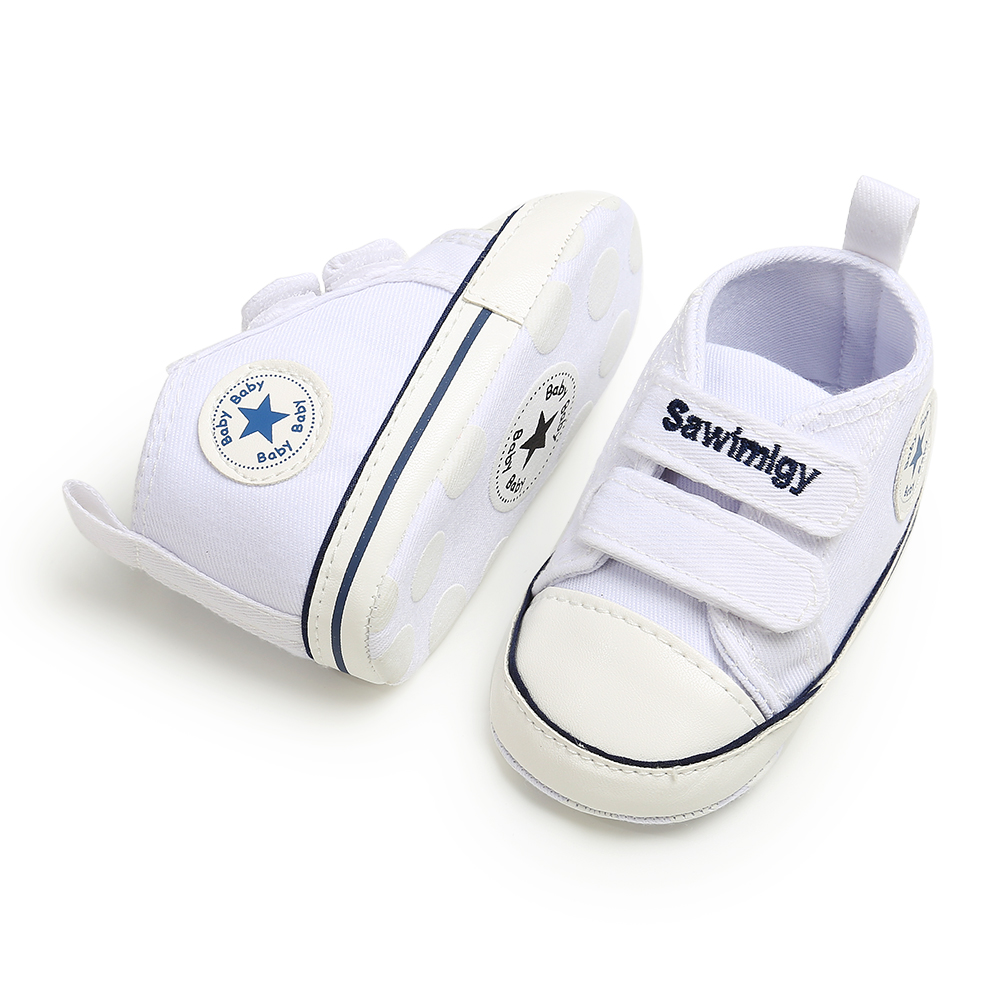 Canvas soft-sole anti slip 0-2 years boy and girl Outdoor walking Baby shoes