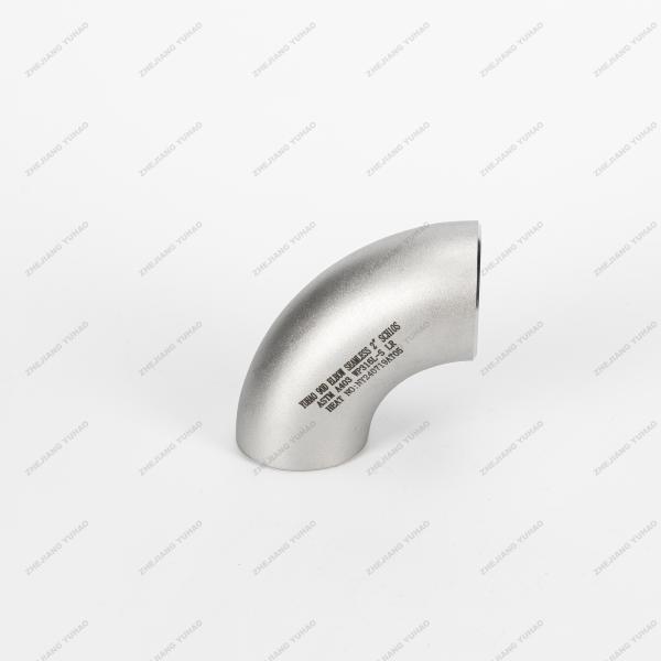 Quality SS 316 Welded Stainless Steel Pipe Fittings  90 Degree Long Radius Elbow for sale