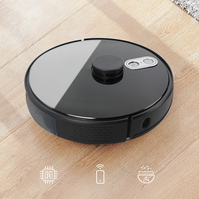 Infrared Cliff Detection Automatic Vacuum Robot With Lidar 2000PA Power Suction