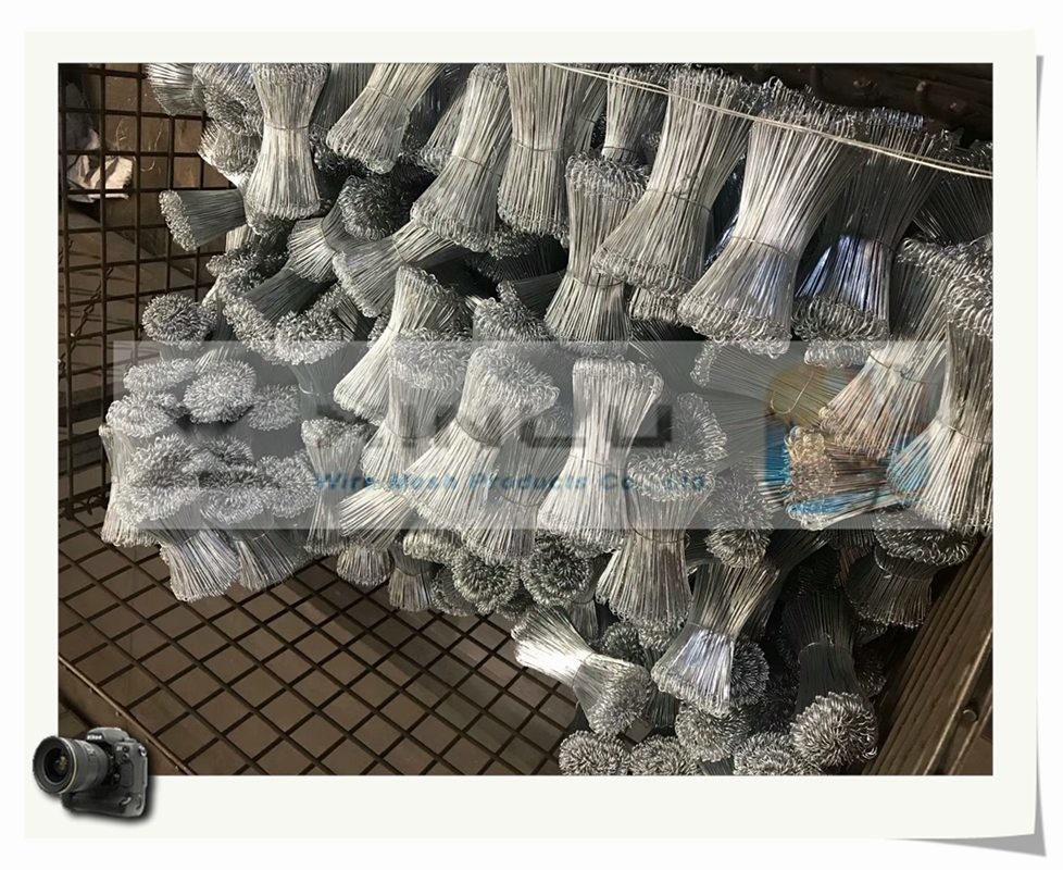 Galvanized Double Loop Wire Ties 0.7mm - 2.0mm Diameter 4" - 24" Length Twin Loop Binding Wire