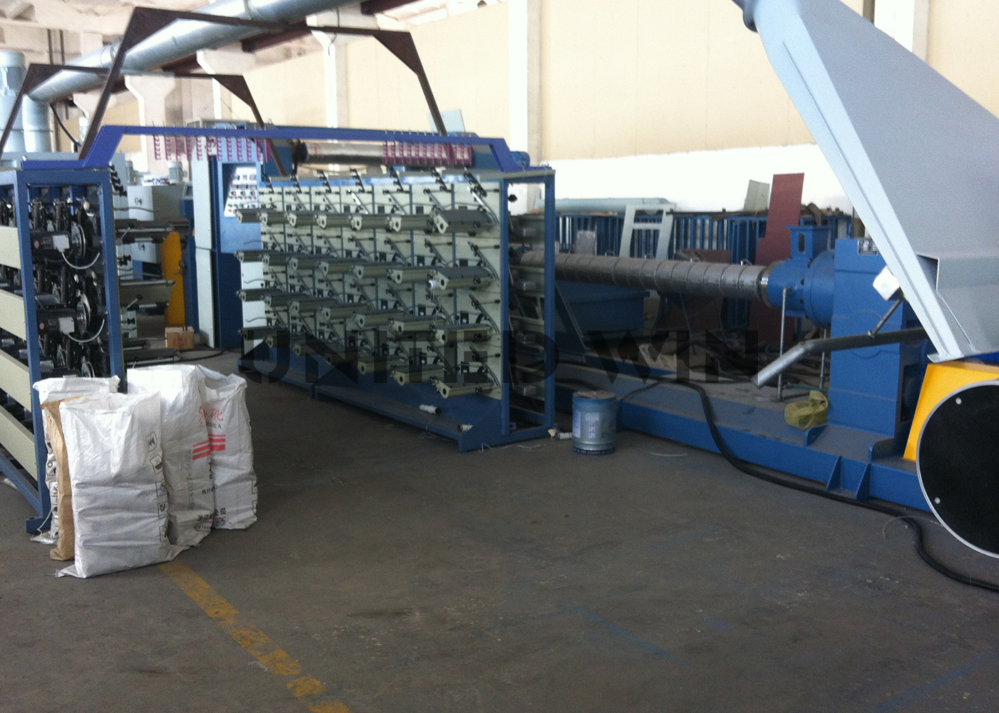 PP PE HDPE Yarn Monofilament Extrusion Line Process Plant Rope Net Making