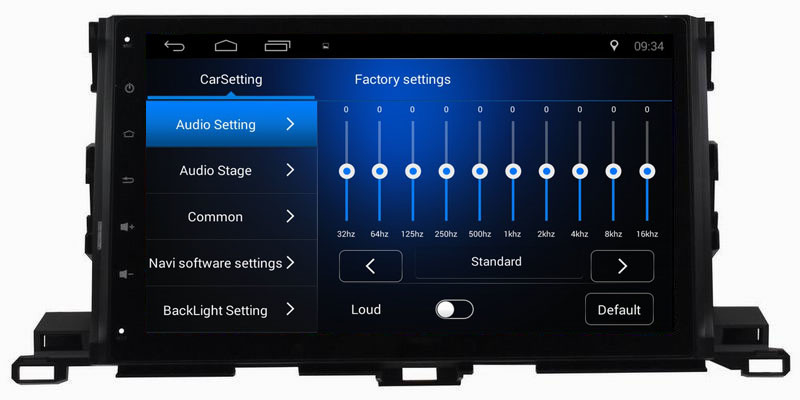 Ouchuangbo car radio multi media digital screen for Toyota Highlander 2015 with USB SWC 1080P Video BT android 8.1