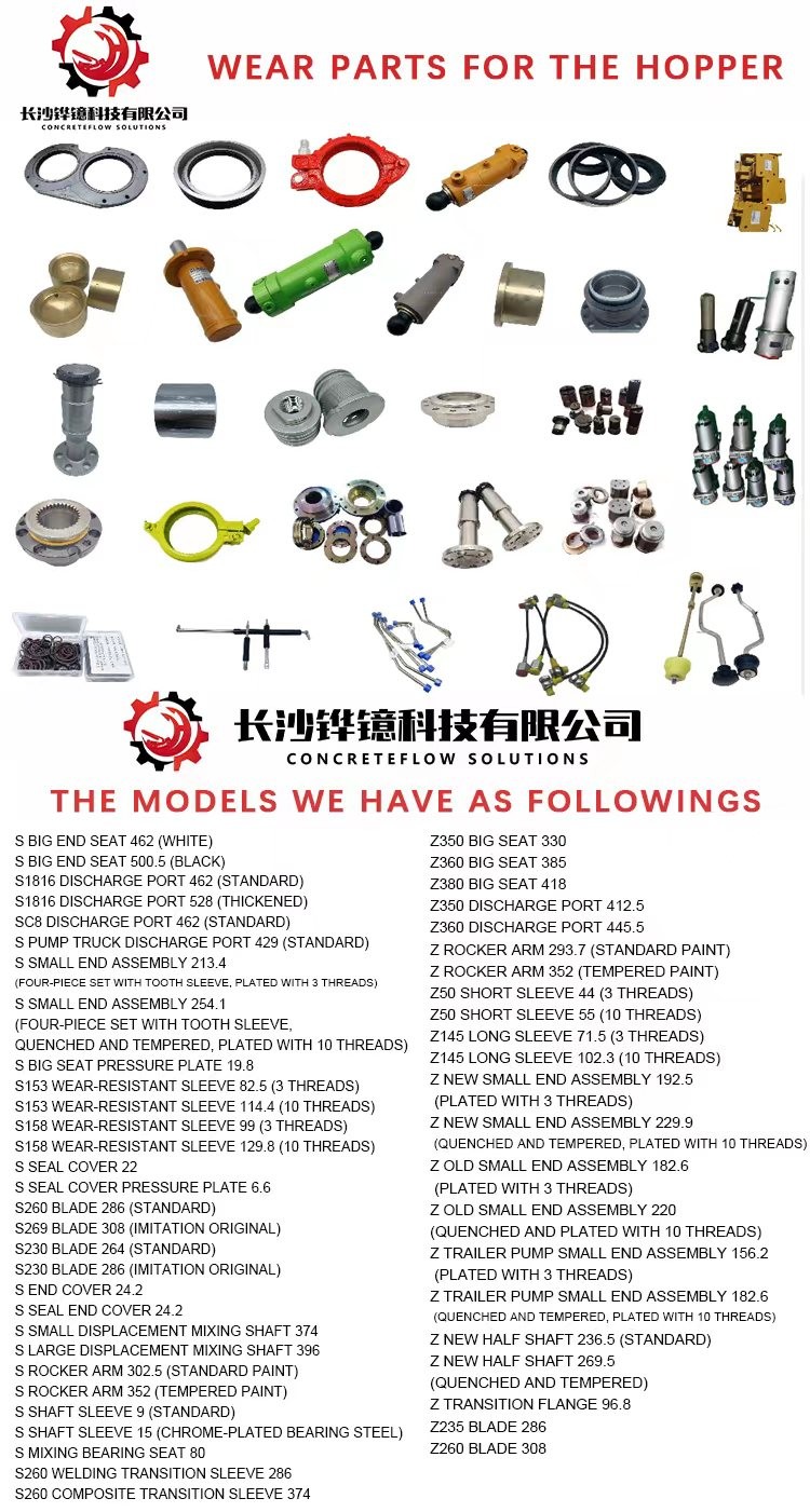 VS70 TK70 Putzmeister Concrete Pump Truck Parts Plate Glasses