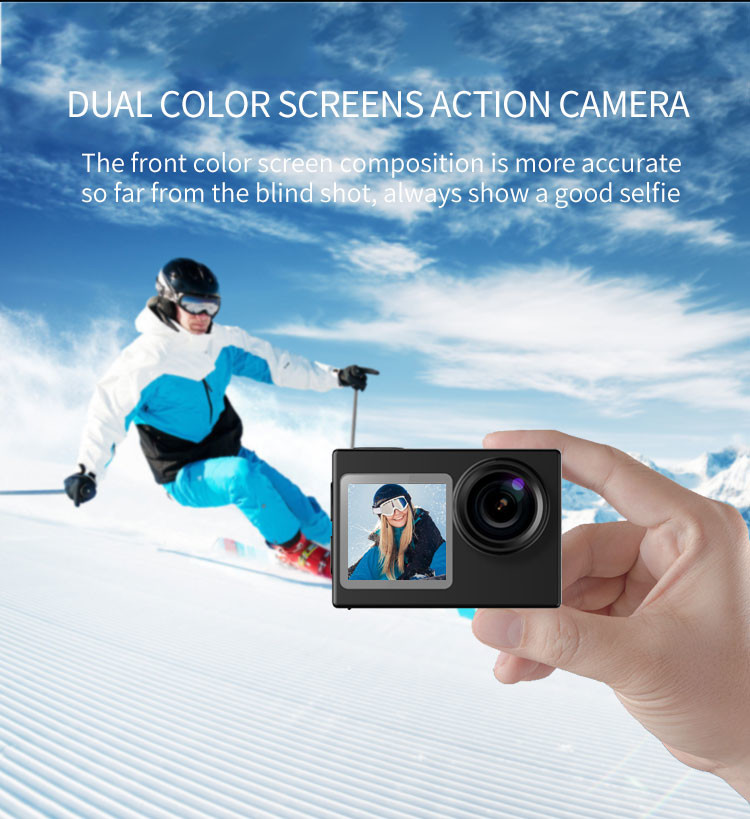 128gb 4K Ultra HD Action Camera 1050mah 30m Waterproof