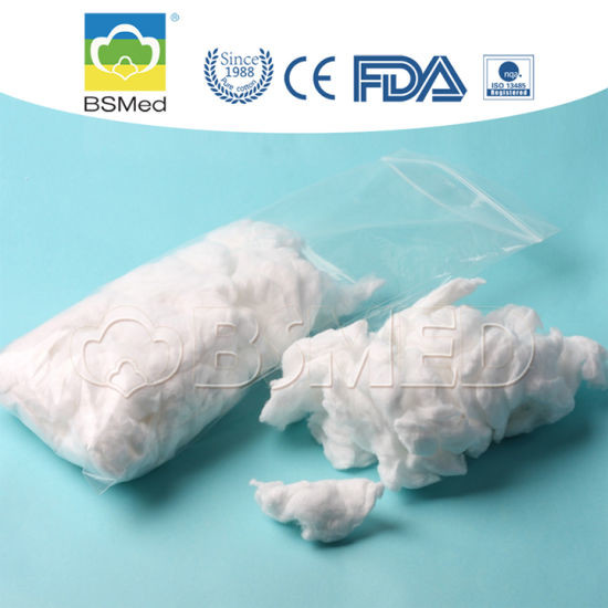 Medical Bleached Raw Cotton Wool Odorless With 13 - 16mm Fiber Length