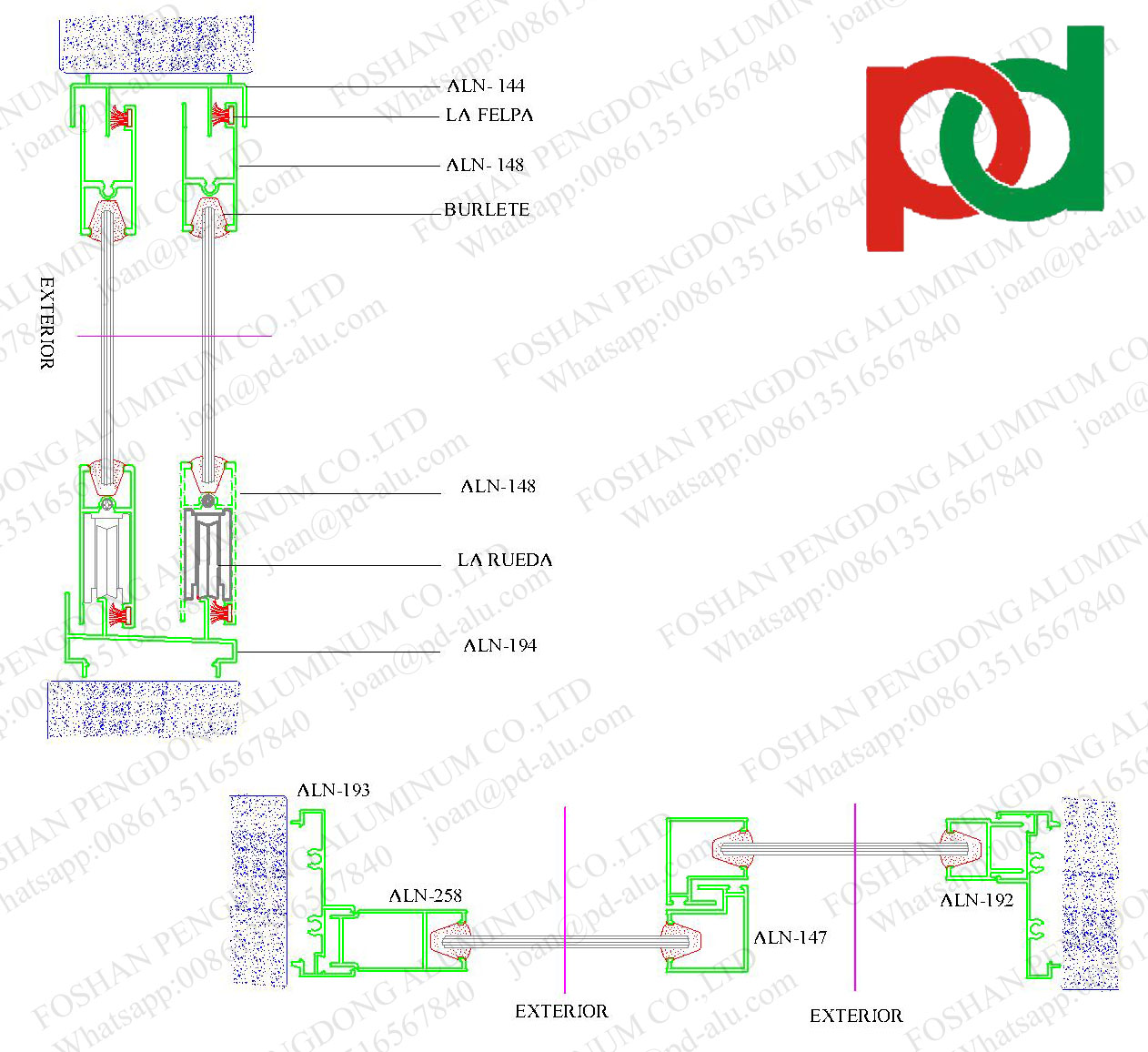 6000 Series T8 Aluminum Channel Extrusions 5020 Costa Rica Colombia