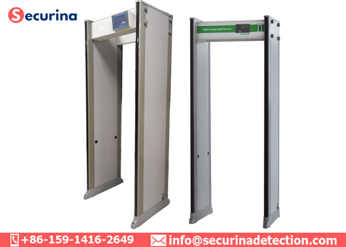 Full Body Scanner Multi Zone Metal Detector , Portabl Metal Detector At Airport