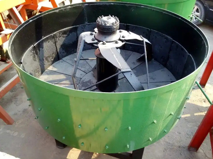 Concrete Pan Mixer Machine 500l Pan Type Concrete Roller Mixer
