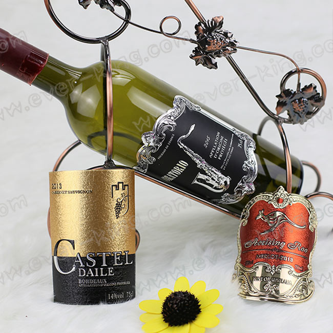 Personalized Customization Metal Spirit Custom Vodka Labels