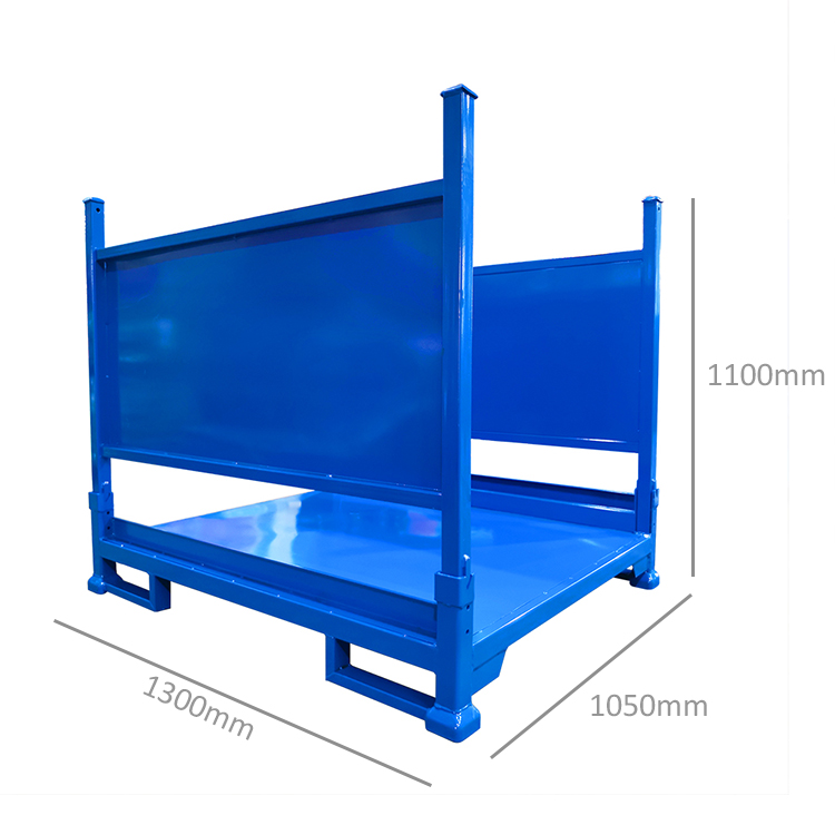 Blue Finish and Different Design Options for Warehouse Storage Collapsible Steel Rack