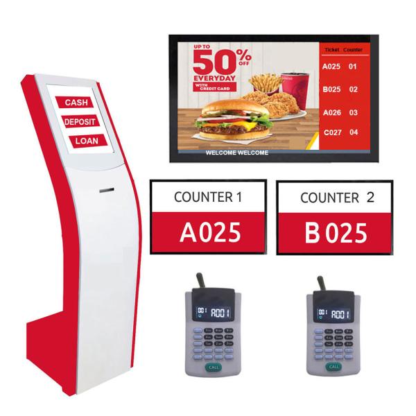 Bank/Hospital/Government Multiple Branch Wireless Or Wired LED/LCD Token Number