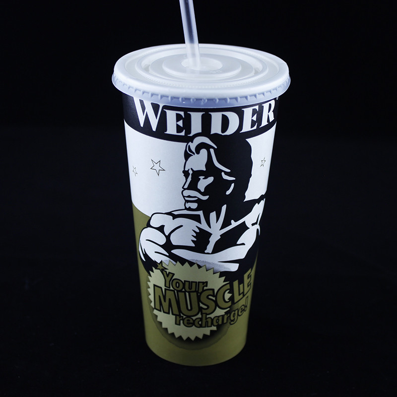 Recyclable Printed Paper Cup , Double Wall Biodegradable Takeaway Coffee Cups