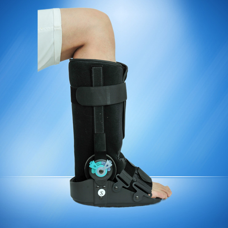 Adjustable Elastic Ankle Brace Drop Orthosis Ankle Sprain Fixation Brace Foot Support for Ankle Protection