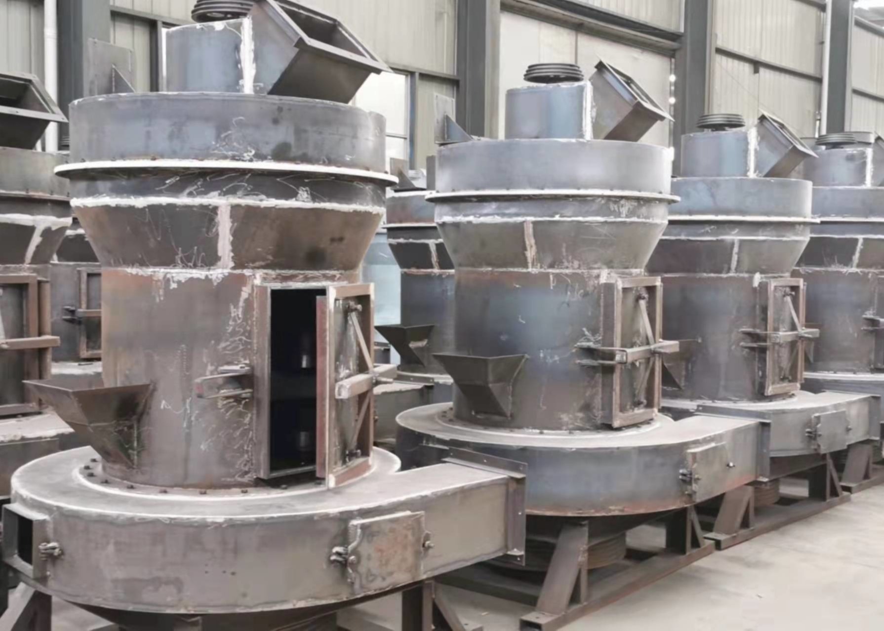 Mini 4r Vertical Slag Pulverizer Grinding Raymond Mill Machine For Gypsum Powder
