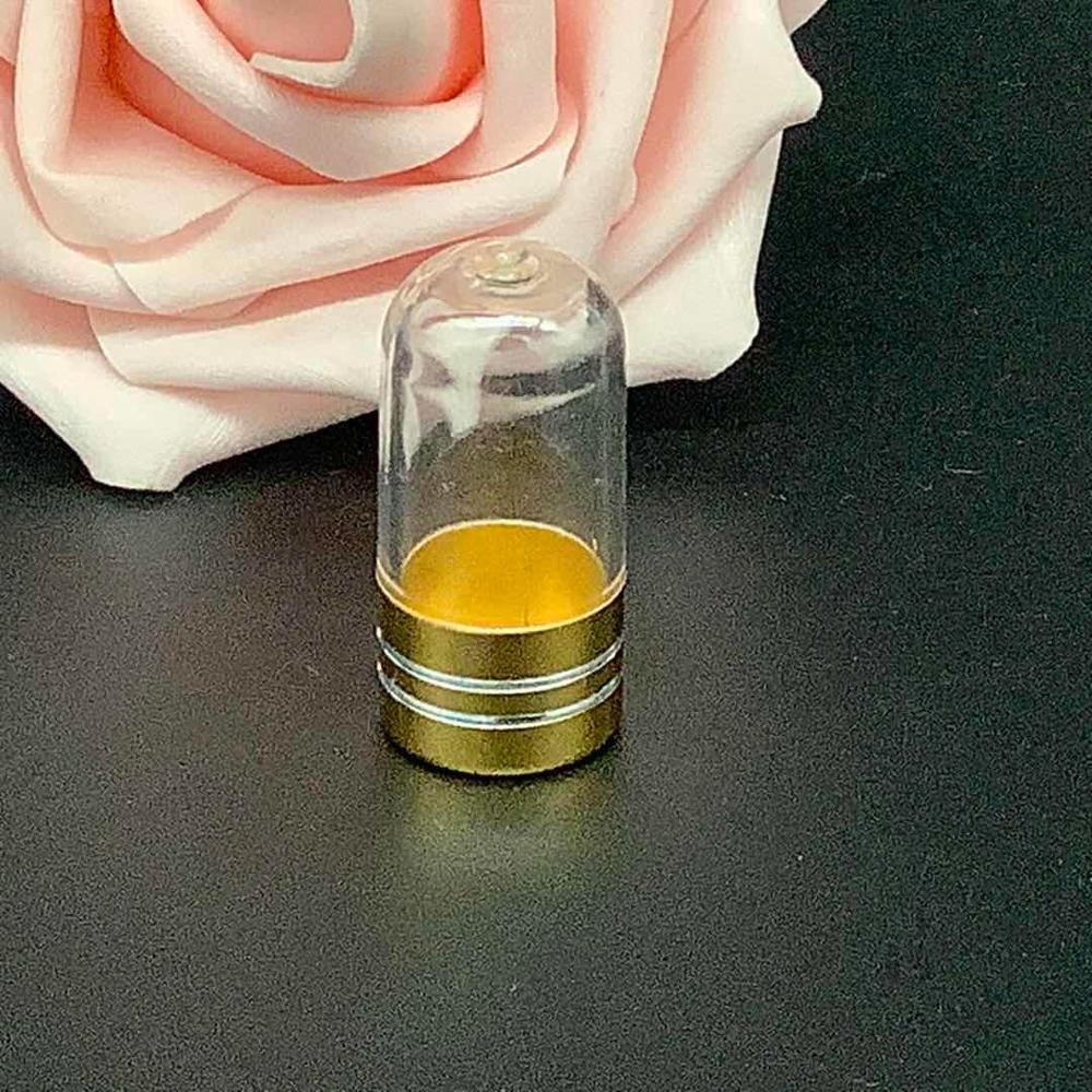 15mm PS Clear Plastic Pill Bottles Container One Capsule