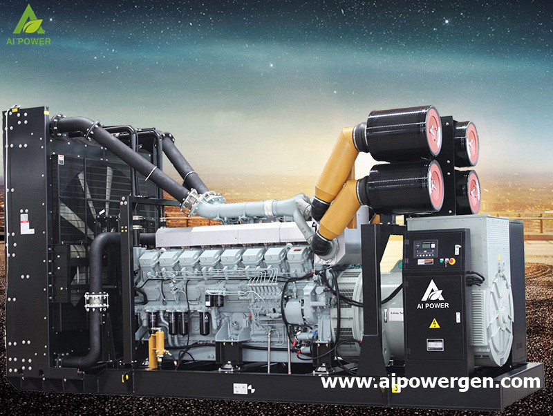 Japan Mitsubishi Power Generator 1800kw S16R2-PTAW Diesel Generator 2250kva