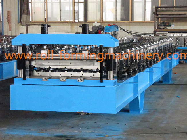 15m/min Forming Speed, Roofing Roll Forming Machine With 18 Forming Stations