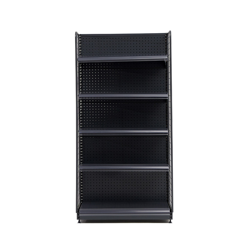 Grocery Store Supermarket Gondola Shelving Q235 Steel