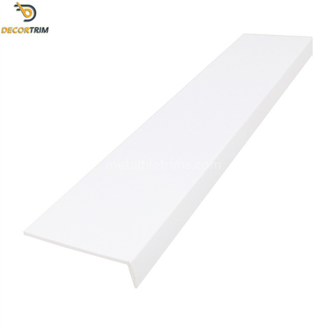 90 Degree Corner Wall Protector Strip , PVC Wall Tile Trim Edging 2.5m Length