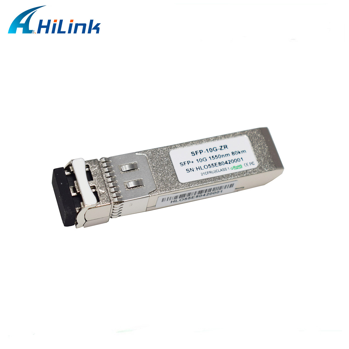 80KM Distance SFP 10G SMF 1550nm ZR Duplex LC DDM Optical Module with EML Transmitter