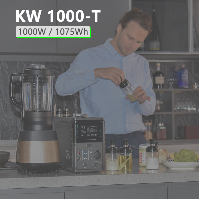 1000W Solar Power Station DC AC Lithium Portable Power Station