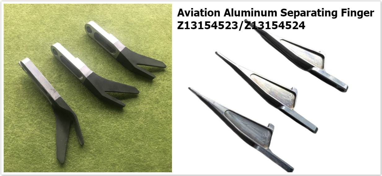 Aviation Aluminum Separating Finger Z13154523 Delta 110 staubli machine parts