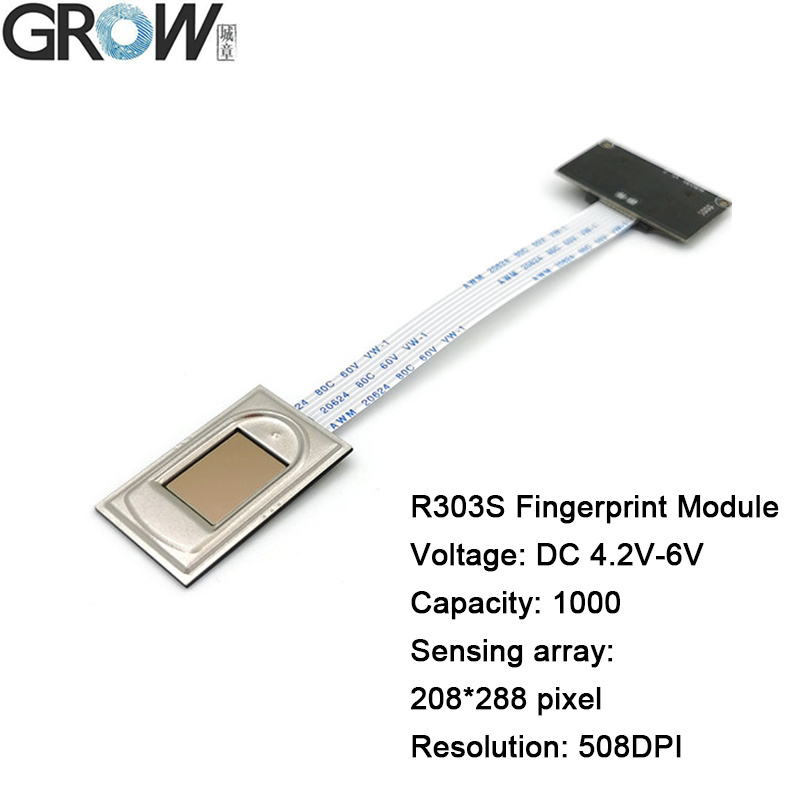 Grow R303s FPC1020 Capacitive Fingerprint Module with Free Sdk