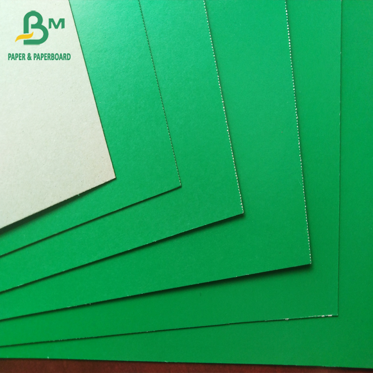 File Folders Cardboard 1.2mm Green Lacquered Top Grey Back Paper Board