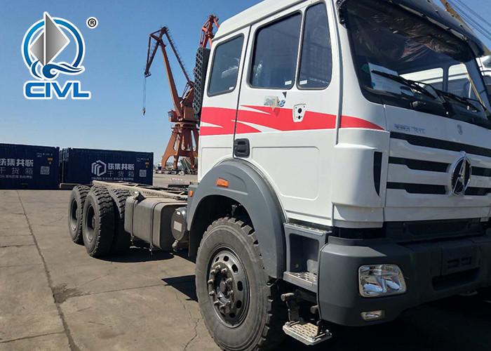 Chassis 6x4 Beiben NG80 340hp Heavy Cargo Trucks North Mercede Benz