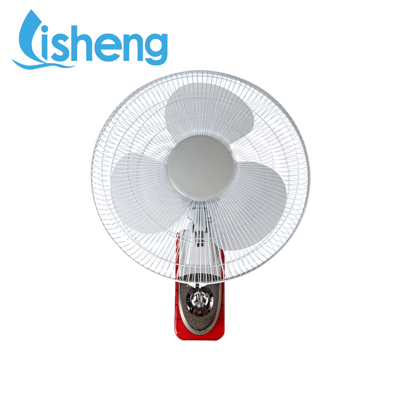 Solar Rechargeable DC Wall Fans 12V 16 Inch With Lithium Battery