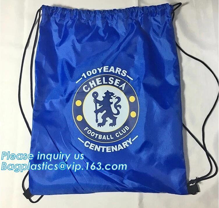 Promotion Custom Eco Friendly Sublimation Polyester Folding Shopping Bag,Promotional Sports Gym Sack Polyester Drawstrin