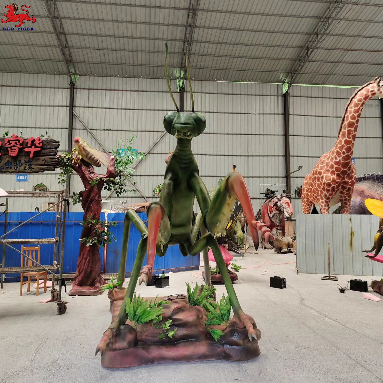 Custom 3D Realistic Animatronic Insect Model for Theme Parks